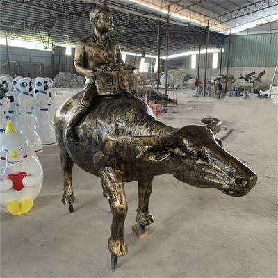 恒創雕塑廣西玻璃鋼人物雕塑公園仿銅人物雕塑小品