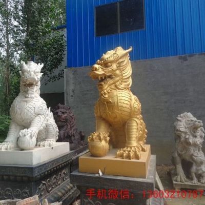 輝煌偉業(yè) 廣西園林動(dòng)物烤漆玻璃鋼獅子雕塑廠家專業(yè)解析